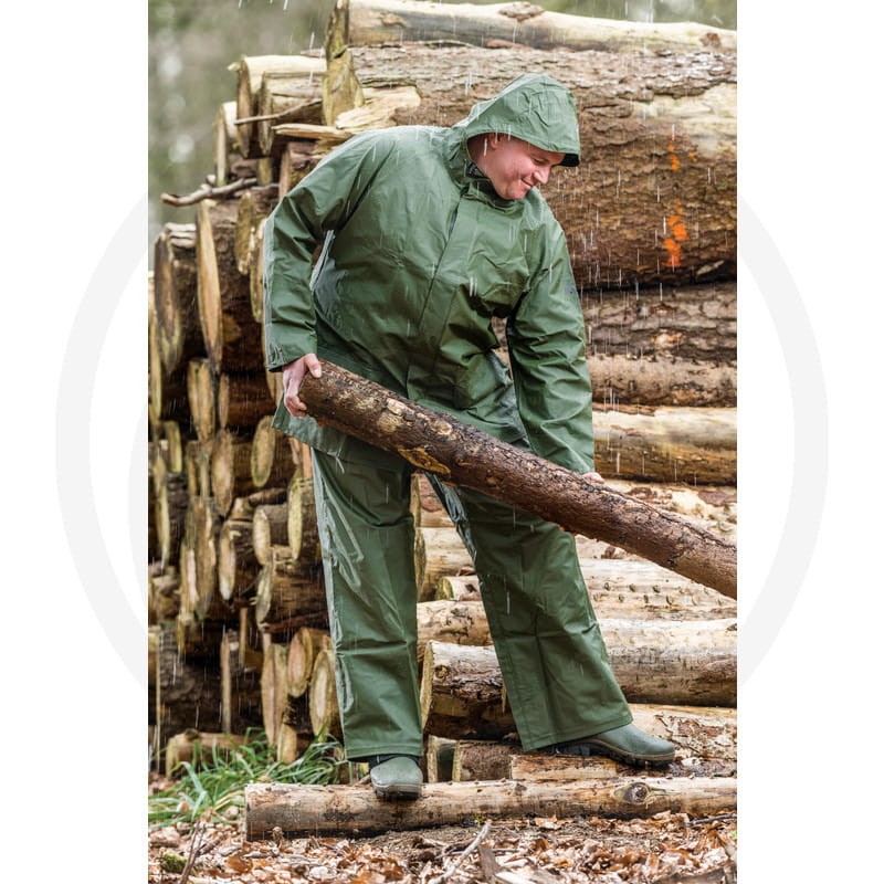HellyHansen Ogrodniczki przeciwdeszczowe oliwkowe 52471225-XL