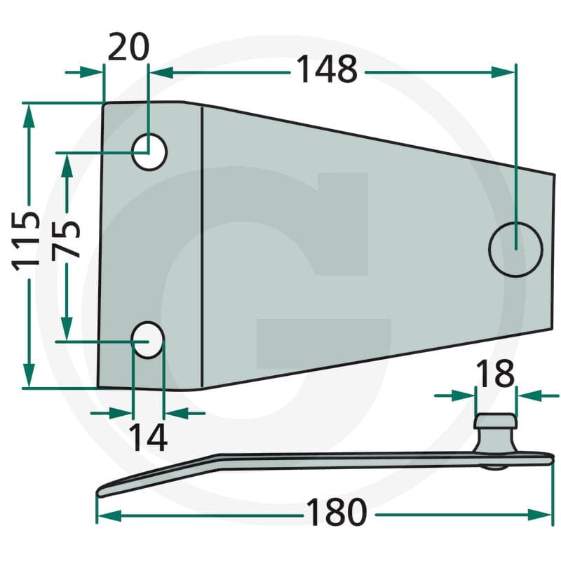 GRANIT Trzymak noża 52525152556004 - Sklep PoltechParts