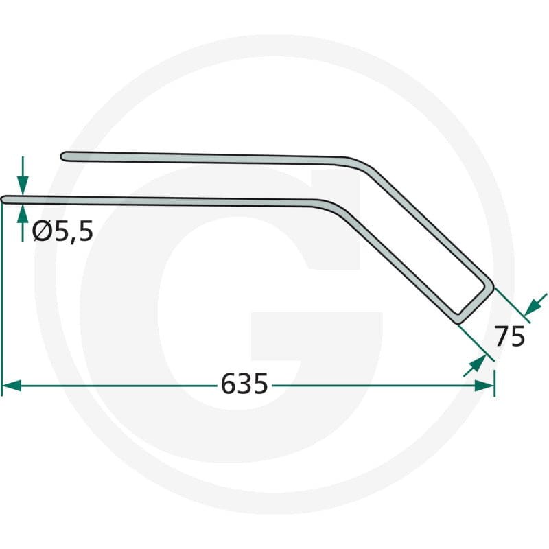 GRANIT Palec docisku pokosu 5259021111 - Sklep PoltechParts