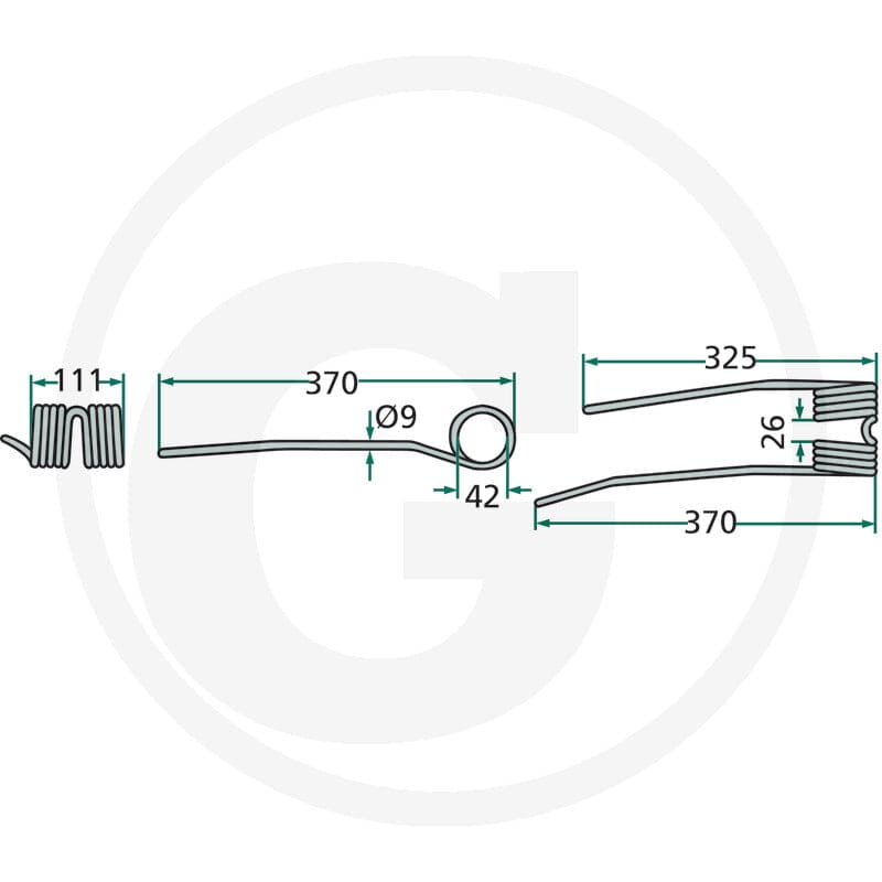 GRANIT Palec przetrząsaczo-zgrabiarki karuzelow 52510990 - Sklep PoltechParts
