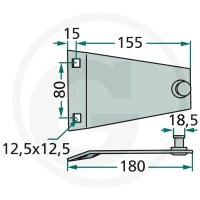GRANIT Trzymak noża 5251114690 - Sklep PoltechParts