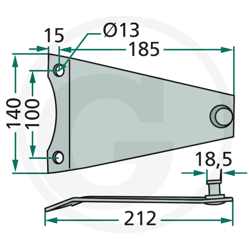 GRANIT Trzymak noża 5251133300 - Sklep PoltechParts