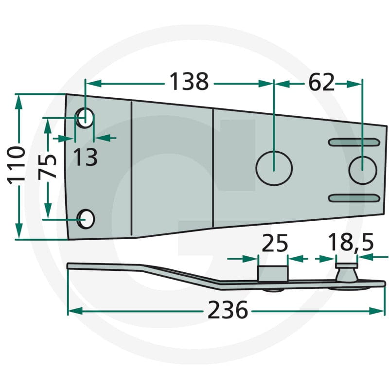 GRANIT Trzymak noża 525434124 - Sklep PoltechParts