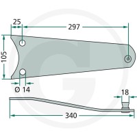 GRANIT Trzymak noża 525111185 - Sklep PoltechParts