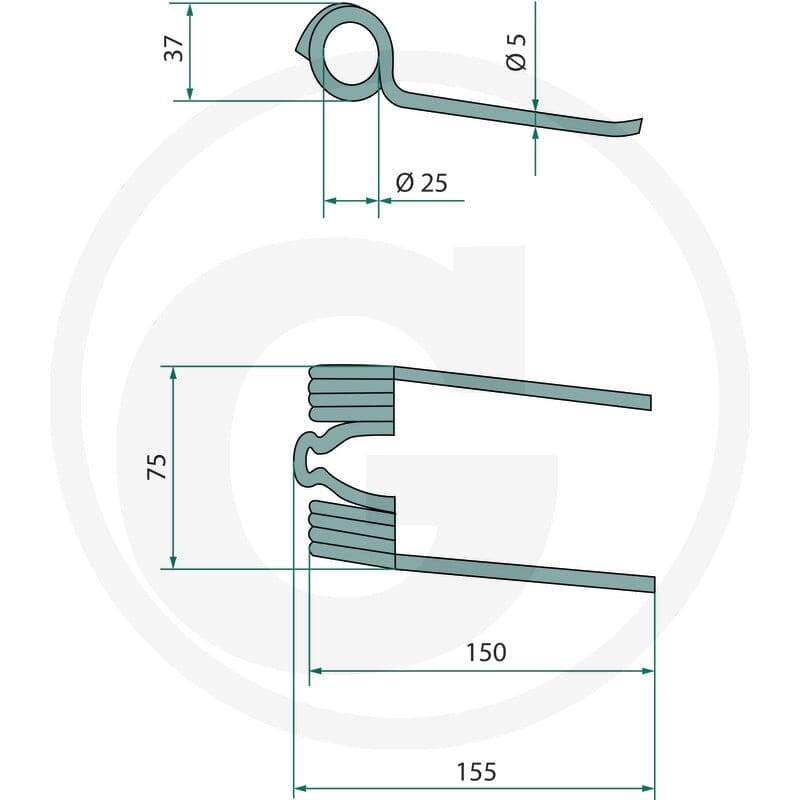 GRANIT Palec podbieracza 5251435-0027 - Sklep PoltechParts