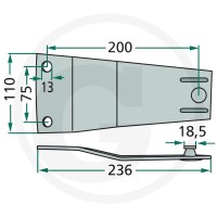 GRANIT Trzymak noża 525434112 - Sklep PoltechParts