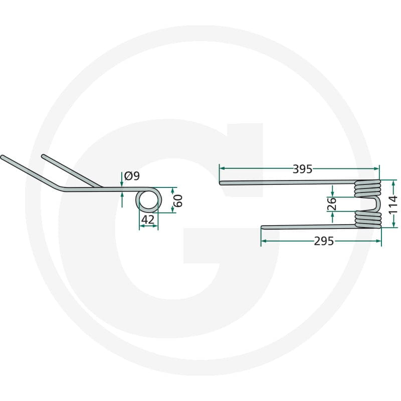 GRANIT Palec przetrząsaczo-zgrabiarki karuzelow 525436135 - Sklep PoltechParts