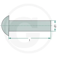GRANIT Nit z łbem kulistym 5255.0X20R - Sklep PoltechParts