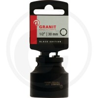 GRANIT BLACK EDITION 1/2" udarowy klucz nasadowy sześciokątny, krótki, 30mm 7301037 - Sklep PoltechParts