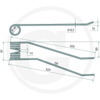 GRANIT Palce zgrabiarki pokosowej 525525137 - Sklep PoltechParts