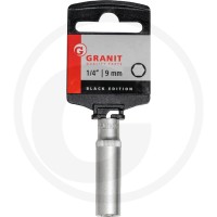 GRANIT BLACK EDITION 1/4" Nasadka sześciokątna, długa, 9 mm 7301071 - Sklep PoltechParts