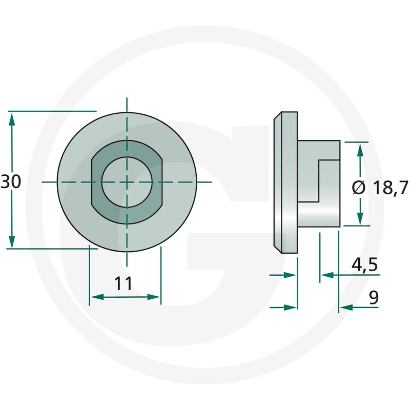 GRANIT Czop nożowy 52556531191 - Sklep PoltechParts