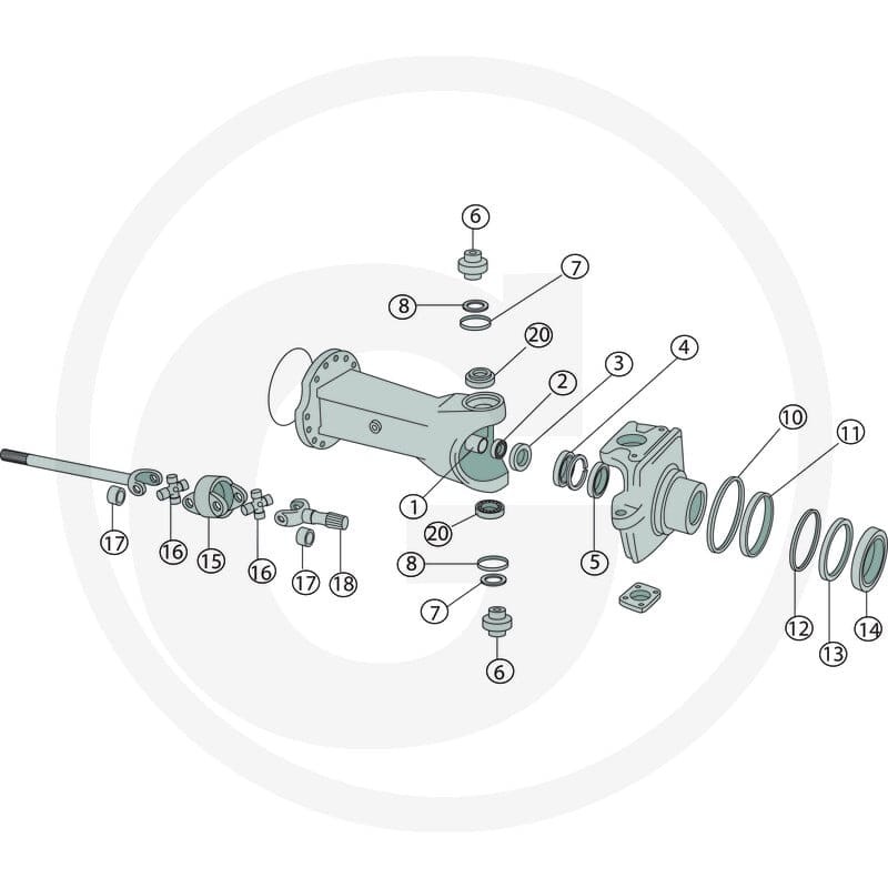 GRANIT Pierścień obrotowy 72706245 - Sklep PoltechParts