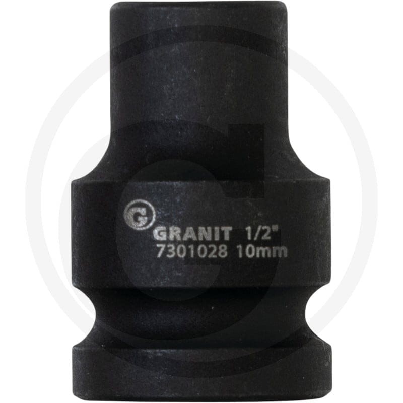 GRANIT BLACK EDITION 1/2" nasadka udarowa sześciokątna, krótka, 10mm 7301028 - Sklep PoltechParts