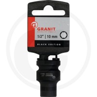 GRANIT BLACK EDITION 1/2" nasadka udarowa sześciokątna, krótka, 10mm 7301028 - Sklep PoltechParts