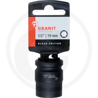 GRANIT BLACK EDITION 1/2" nasadka udarowa sześciokątna, krótka, 19mm 7301032 - Sklep PoltechParts