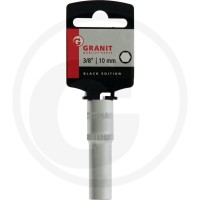 GRANIT BLACK EDITION 3/8" Nasadka sześciokątna, długa, 10 mm 7301122 - Sklep PoltechParts