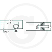 GRANIT Palec przetrząsacza pokosów 52514305.1 - Sklep PoltechParts
