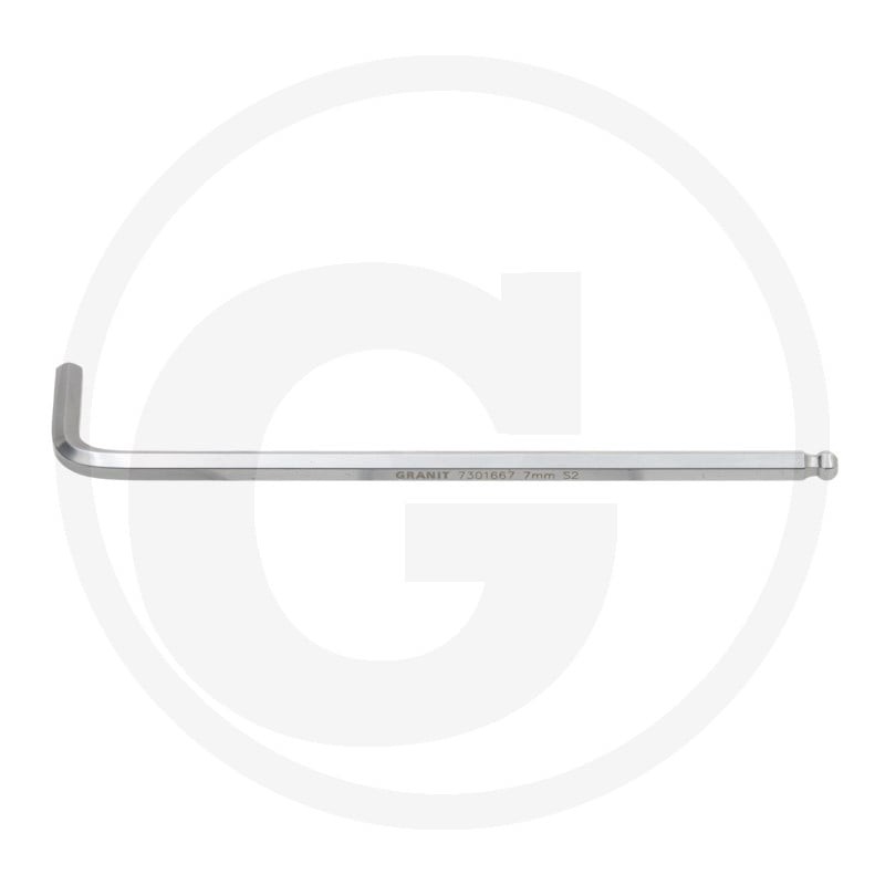GRANIT BLACK EDITION Klucz imbusowy, sześciokątny, długi, 7mm 7301667 - Sklep PoltechParts