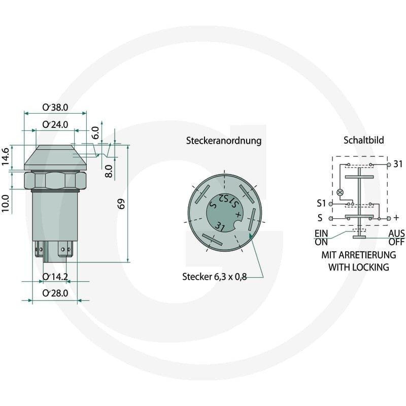 GRANIT Włącznik sterowniczy 50770490173 - Sklep PoltechParts