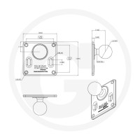 RAM MOUNTS Płyta bazowa VESA kula C 5070010148 - Sklep PoltechParts