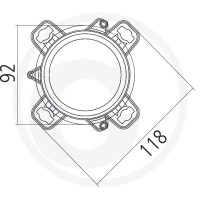 GRANIT Reflektor drogowy LED 7070010285 - Sklep PoltechParts