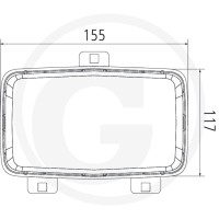GRANIT Reflektor drogowy LED 7070010288 - Sklep PoltechParts
