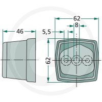 GRANIT Lampa zespolona tylna 70799237 - Sklep PoltechParts