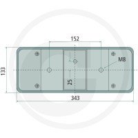 GRANIT Lampa tylna 70711020 - Sklep PoltechParts