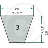 GRANIT by PIX Pasek klinowy 57273033 - Sklep PoltechParts