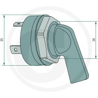 GRANIT Włącznik kierunkowskazów 50712030 - Sklep PoltechParts