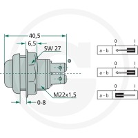 GRANIT Włącznik sterowniczy 50770468022 - Sklep PoltechParts