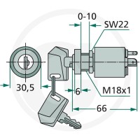 GRANIT Włącznik zapłonu 50770595050 - Sklep PoltechParts