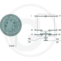 GRANIT Włącznik sterowniczy 50719010 - Sklep PoltechParts