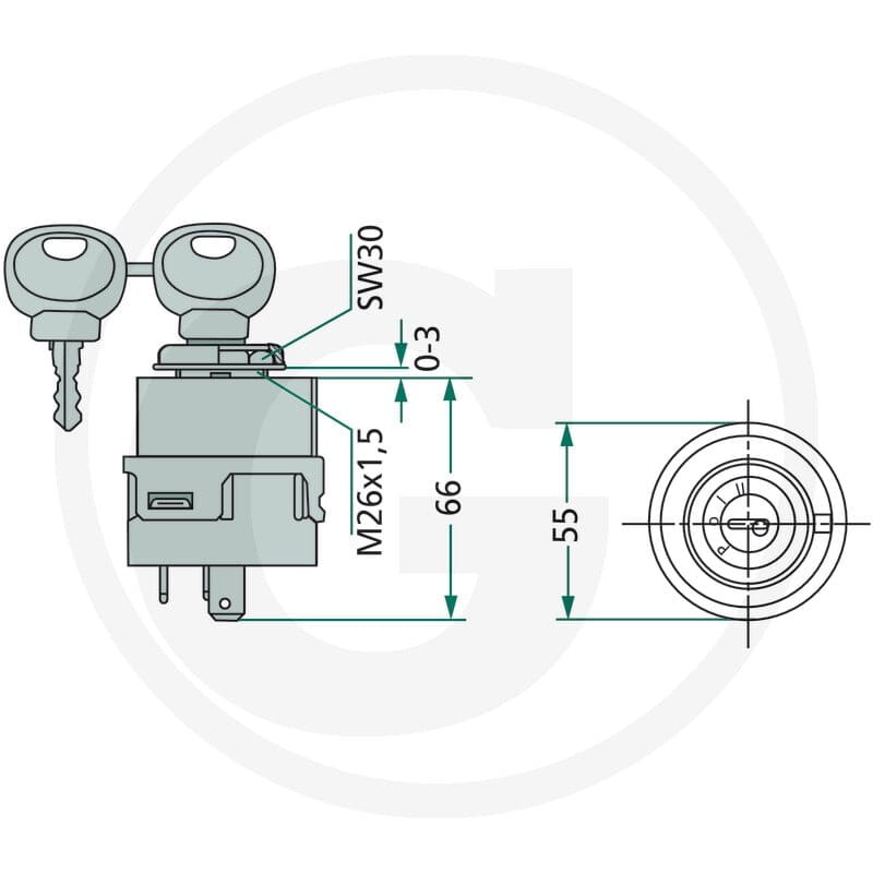 GRANIT Włącznik zapłonu 507328262 - Sklep PoltechParts
