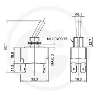 GRANIT Włącznik przechylny 50700032 - Sklep PoltechParts