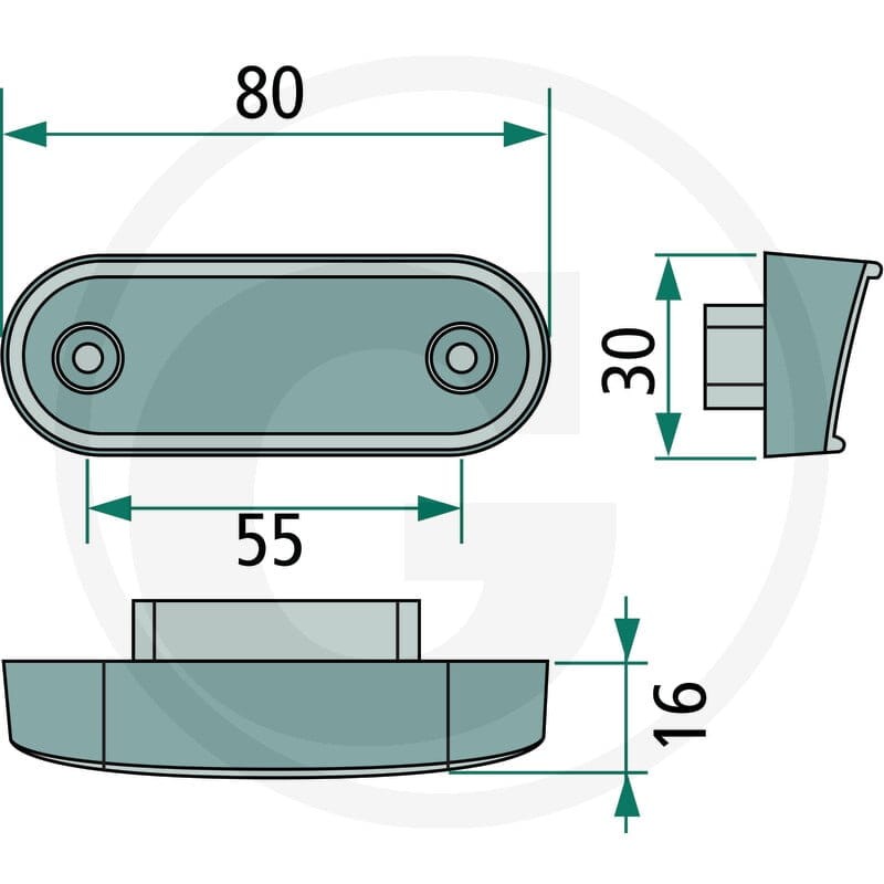 GRANIT Lampa oświetlenia tablicy rejestracyjnej 5074412 - Sklep PoltechParts