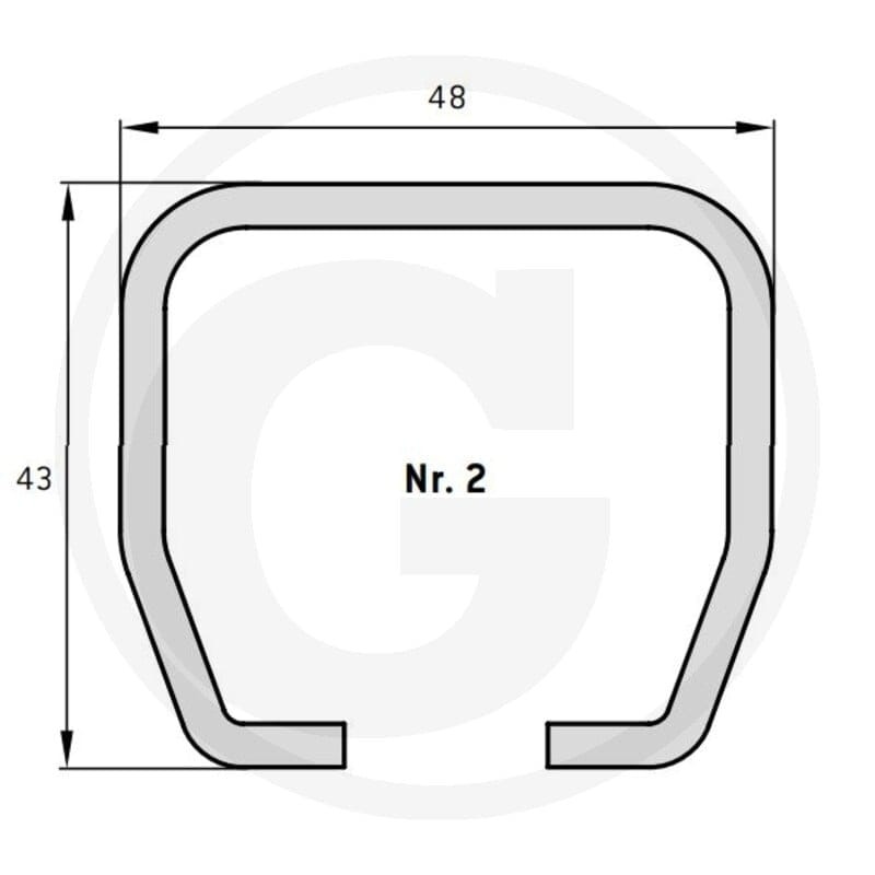 MEA Metal Applications Szyna nośna 5009040B - Sklep PoltechParts
