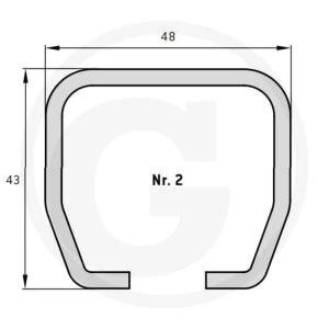 MEA Metal Applications Szyna nośna 5009040B