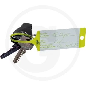 Zawieszki żółte, 100 szt. w pudełku 50099437