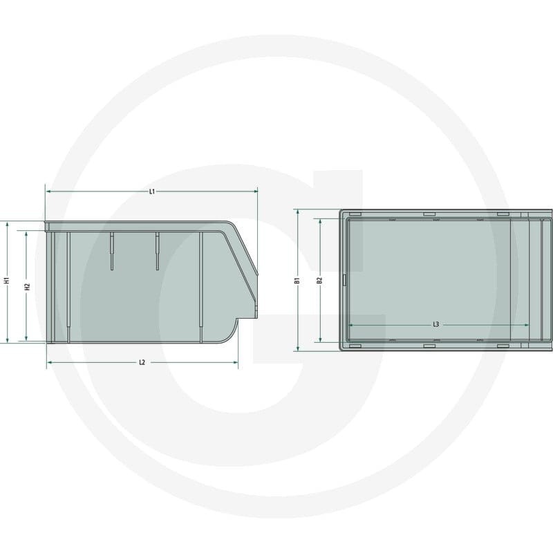 Skrzynia magazynowa 50096221135 - Sklep PoltechParts