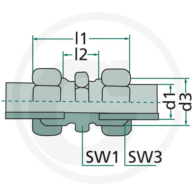 Złączka gwintowana 500430102 - 500430102 - Sklep rolniczy PoltechParts
