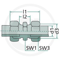 Złączka gwintowana 500430102 - 500430102 - Sklep rolniczy PoltechParts