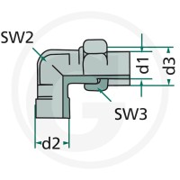 Kolanko wkrętne 50043020219 - Sklep PoltechParts
