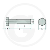GRANIT Śruba z łbem sześciokątnym 5/8” 485931258 - Sklep PoltechParts