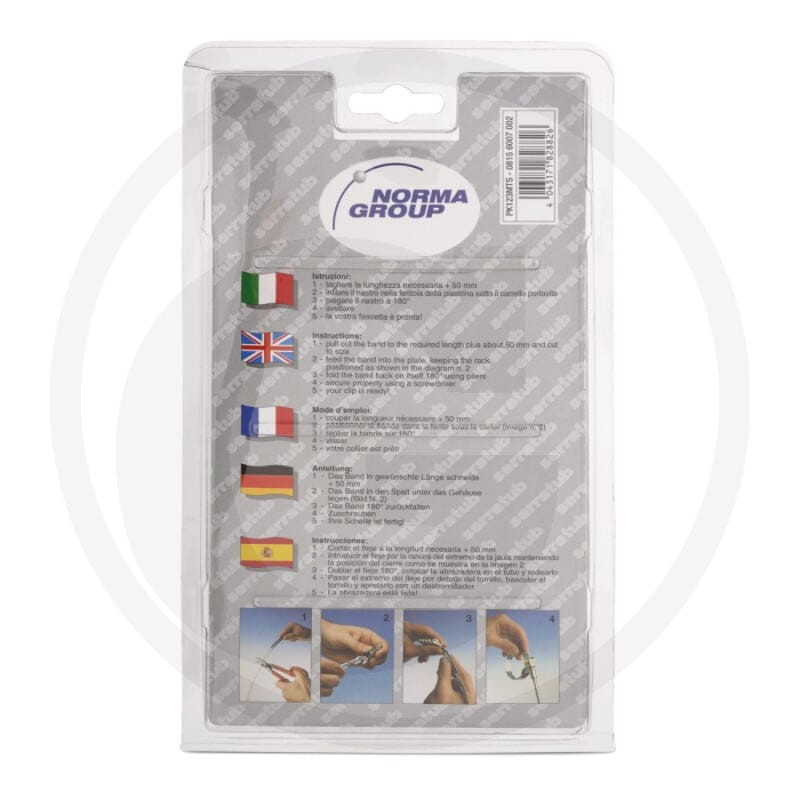 NORMA Zestaw do opasek zaciskowych 3/12 4901366360010 - Sklep PoltechParts