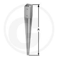 Pollmann Podstawa słupa - tuleja wbijana 48559010125 - Sklep PoltechParts