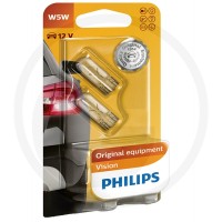 Philips Żarówka z cokołem szklanym W5W 44712961B2 - Sklep PoltechParts