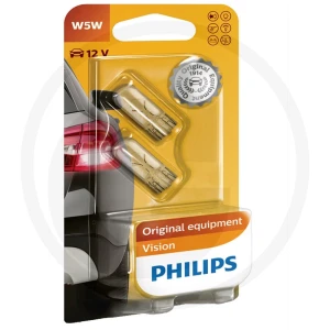 Philips Żarówka z cokołem szklanym W5W 44712961B2