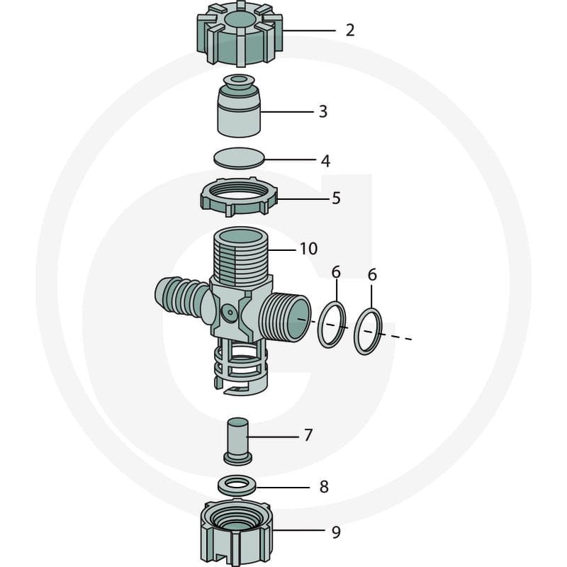 Holder Korpus rozpylacza 475116677 - Sklep PoltechParts